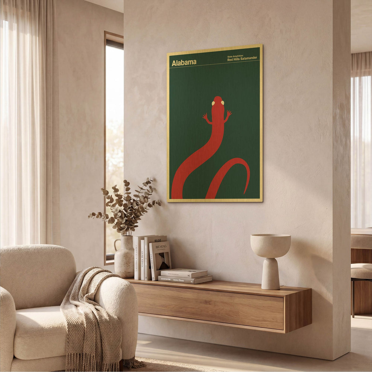 'Montague Posters 13' By Print Collection Gold Metal Wall Art