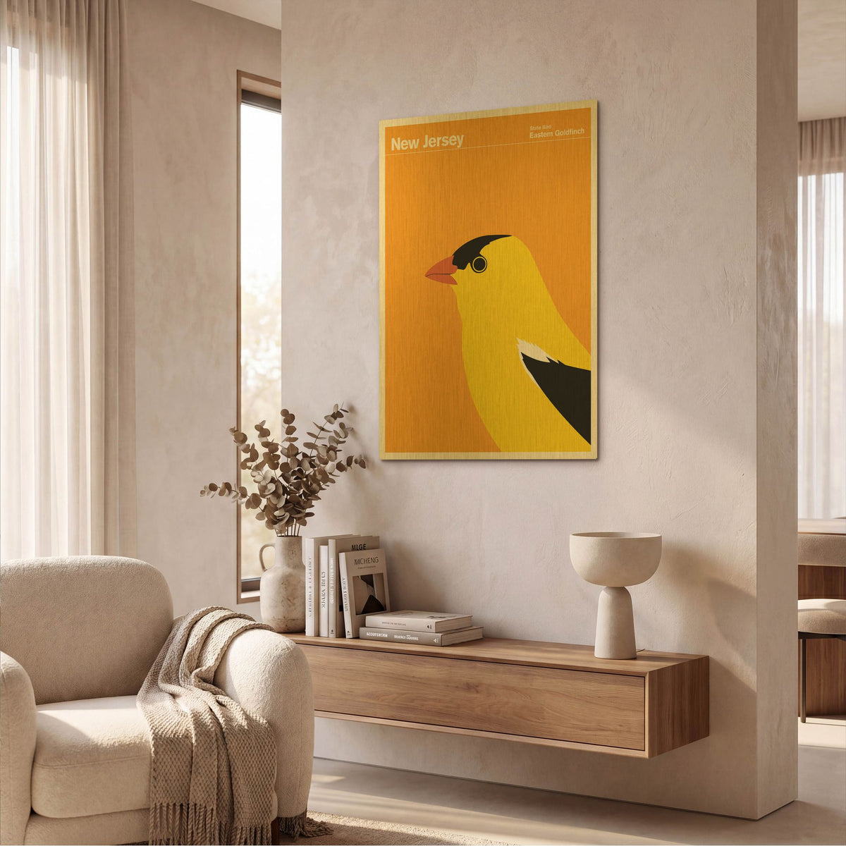 'Montague Posters 14' By Print Collection Gold Metal Wall Art
