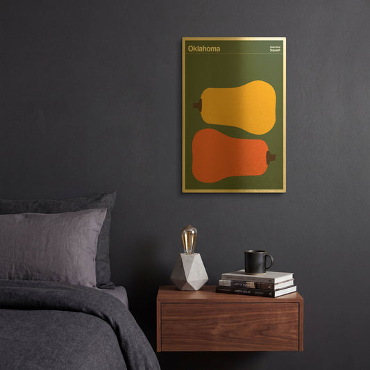 'Montague Posters 16' By Print Collection Gold Metal Wall Art