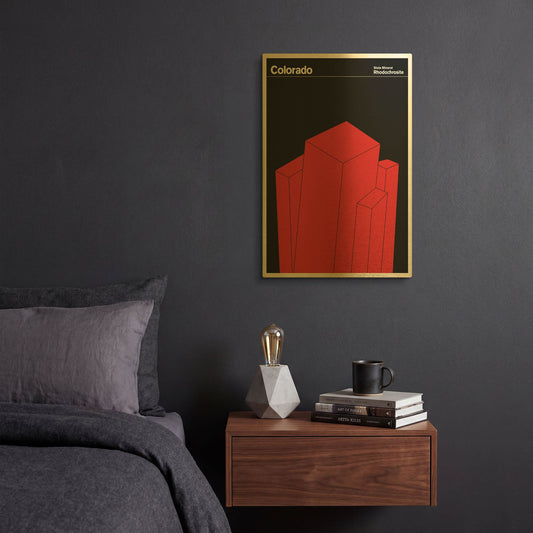 'Montague Posters 18' By Print Collection Gold Metal Wall Art