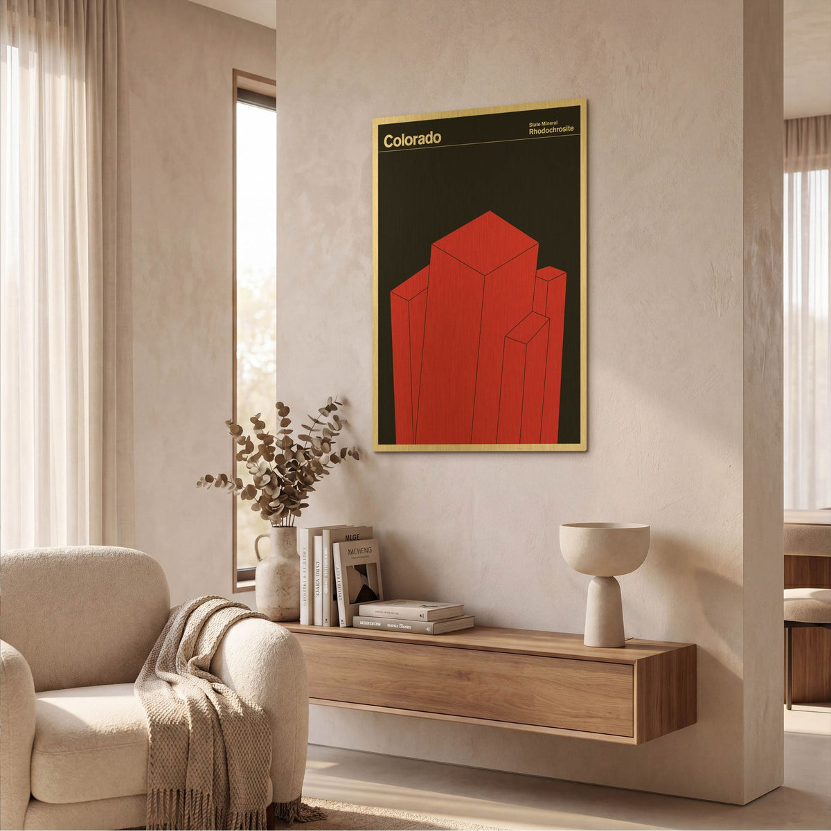 'Montague Posters 18' By Print Collection Gold Metal Wall Art