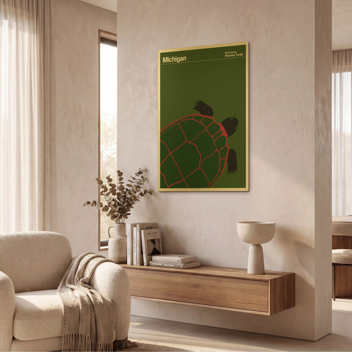 'Montague Posters 19' By Print Collection Gold Metal Wall Art