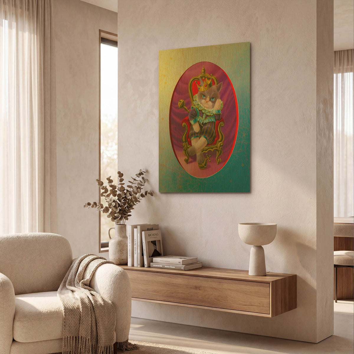 'It' By Valery Vecu Quitard Gold Metal Wall Art