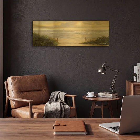 'Summer Moments II' By Diane Romanello Gold Metal Wall Art