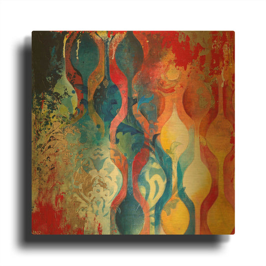'Clarity of Thought' By Heather Noel Robinson Gold Metal Wall Art