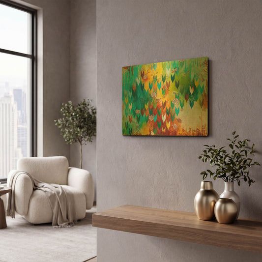 'The Key to Happiness' By Heather Noel Robinson Gold Metal Wall Art