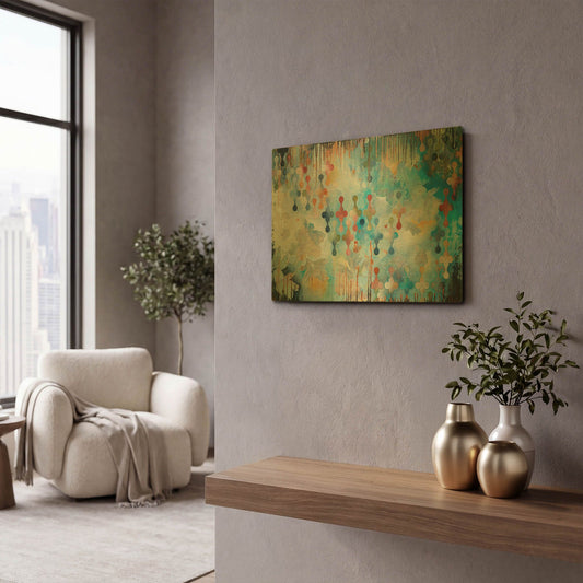 'Utter Civility' By Heather Noel Robinson Gold Metal Wall Art