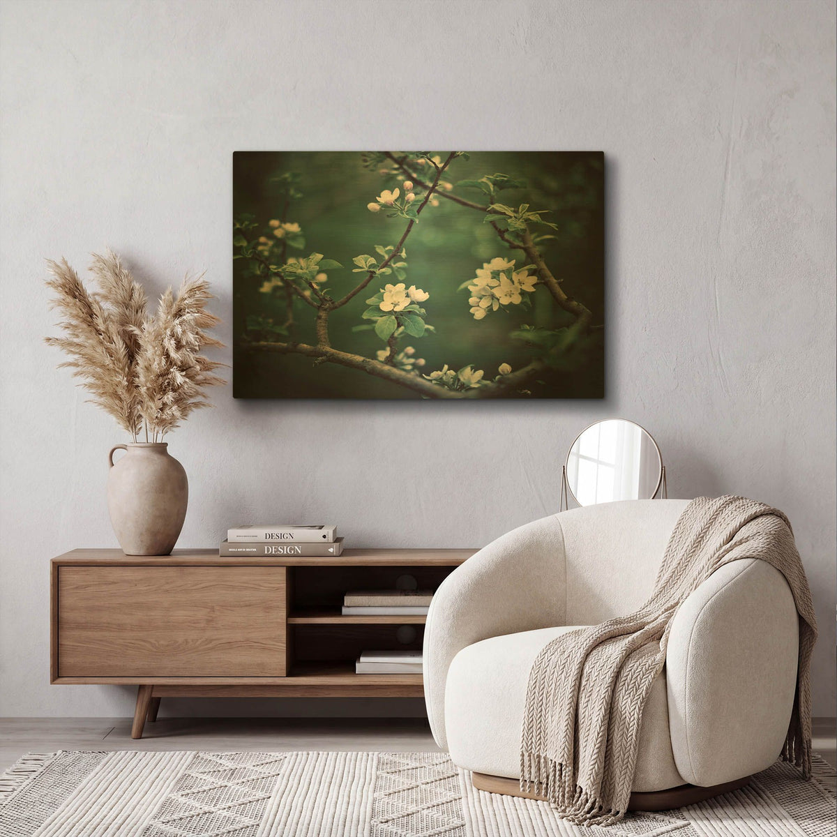 'S1126D - The Midnight Garden I' By Irene Suchocki Gold Metal Wall Art
