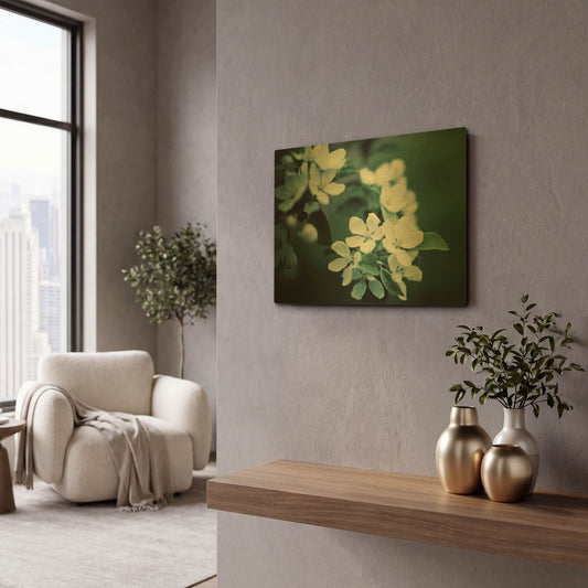 'S1127D - The Midnight Garden II' By Irene Suchocki Gold Metal Wall Art