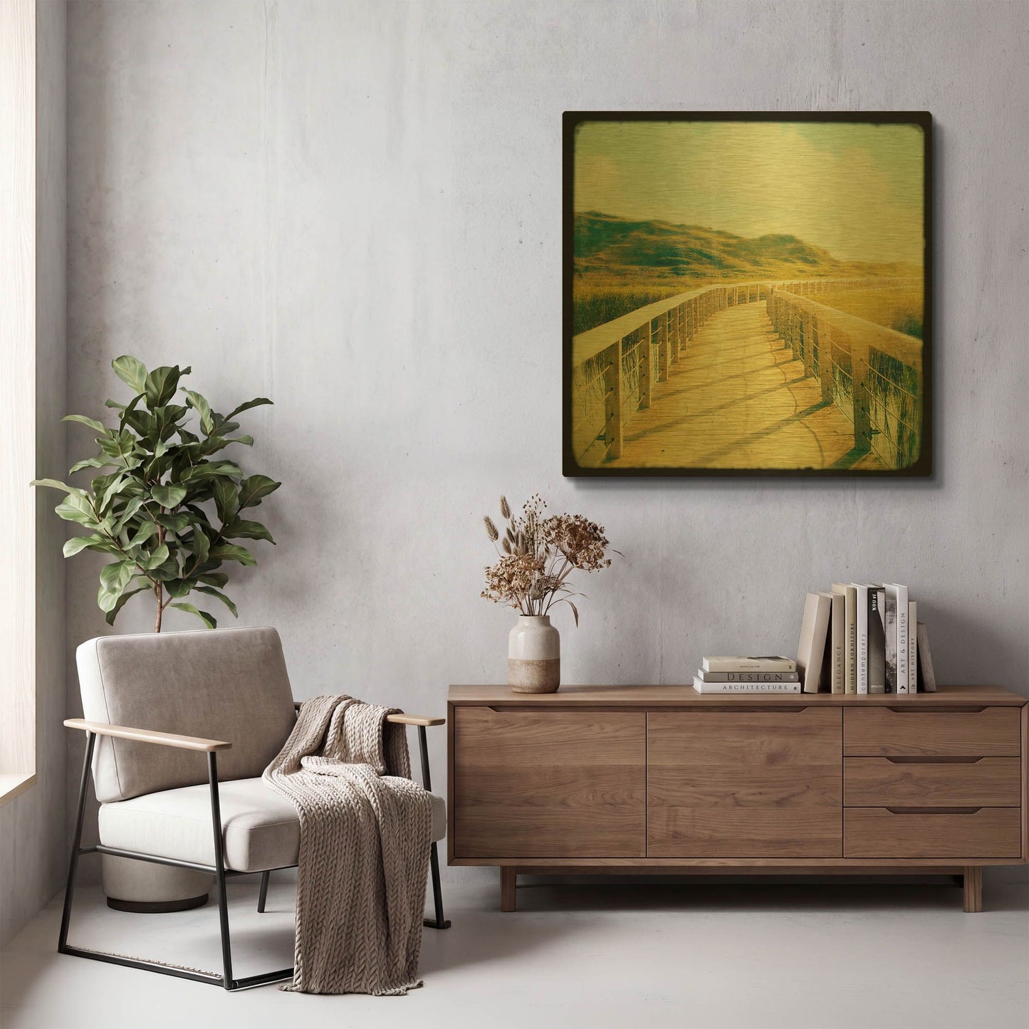 'S1305D - Start Where You Are' By Irene Suchocki Gold Metal Wall Art