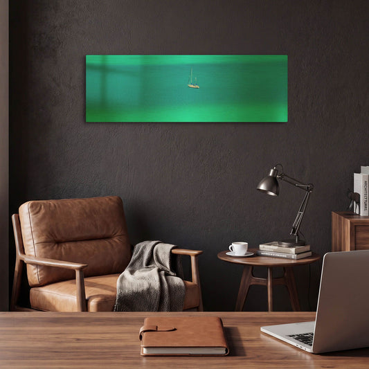 'Taking The Day Off' By Jack Reed Gold Metal Wall Art