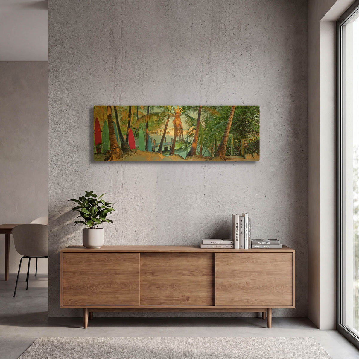 'Island Style' By Jack Reed Gold Metal Wall Art