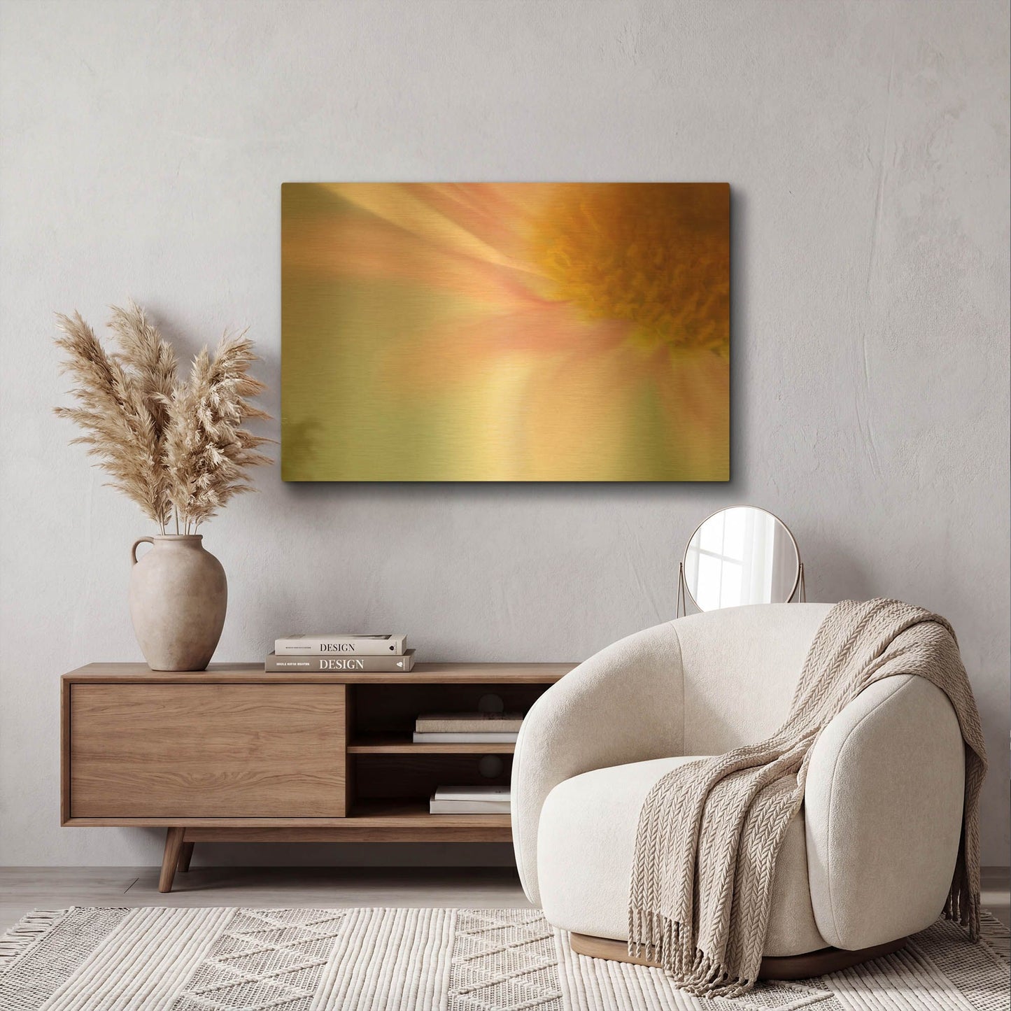 'Whisper' By Judy Stalus Gold Metal Wall Art