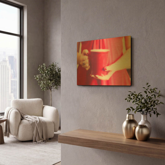 'Good Morning Darling' By Myan Soffia Gold Metal Wall Art
