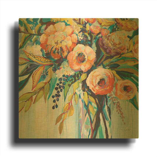 'Color Celebration' By Jeanette Vertentes Gold Metal Wall Art