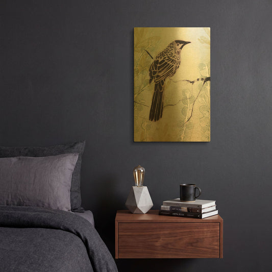 'A Special Place Any Time of the Day' By Trudy Rice Gold Metal Wall Art