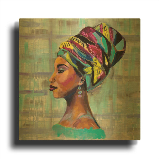 'Fierce' By Jeanette Vertentes Gold Metal Wall Art