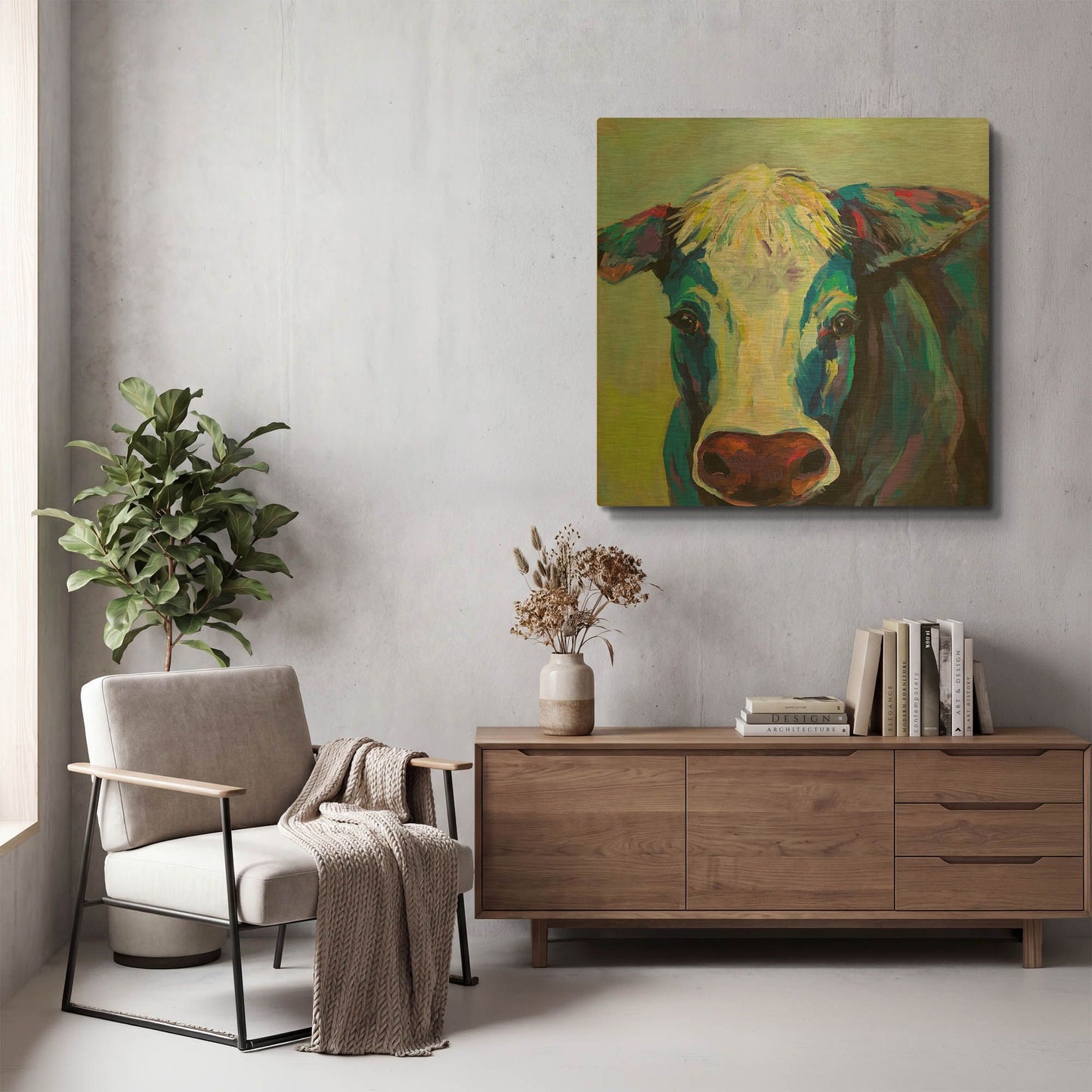 'Betsy' By Jeanette Vertentes Gold Metal Wall Art