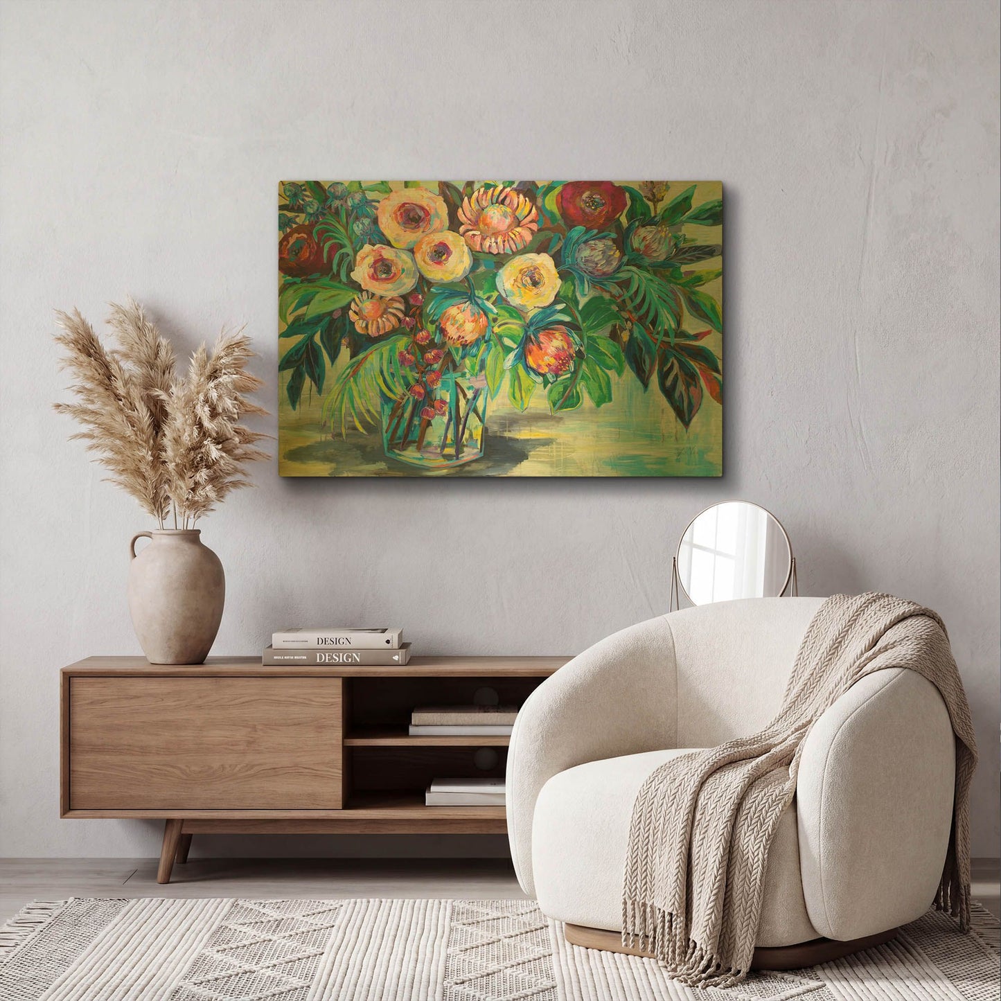 'Key West' By Jeanette Vertentes Gold Metal Wall Art