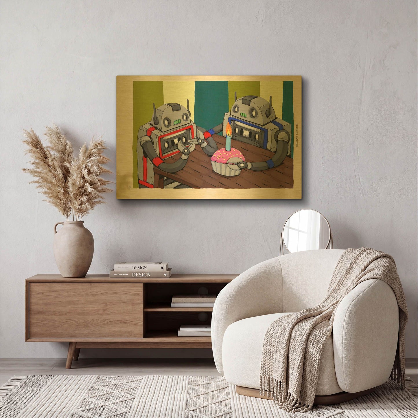 'Because You' By Ric Stultz Gold Metal Wall Art