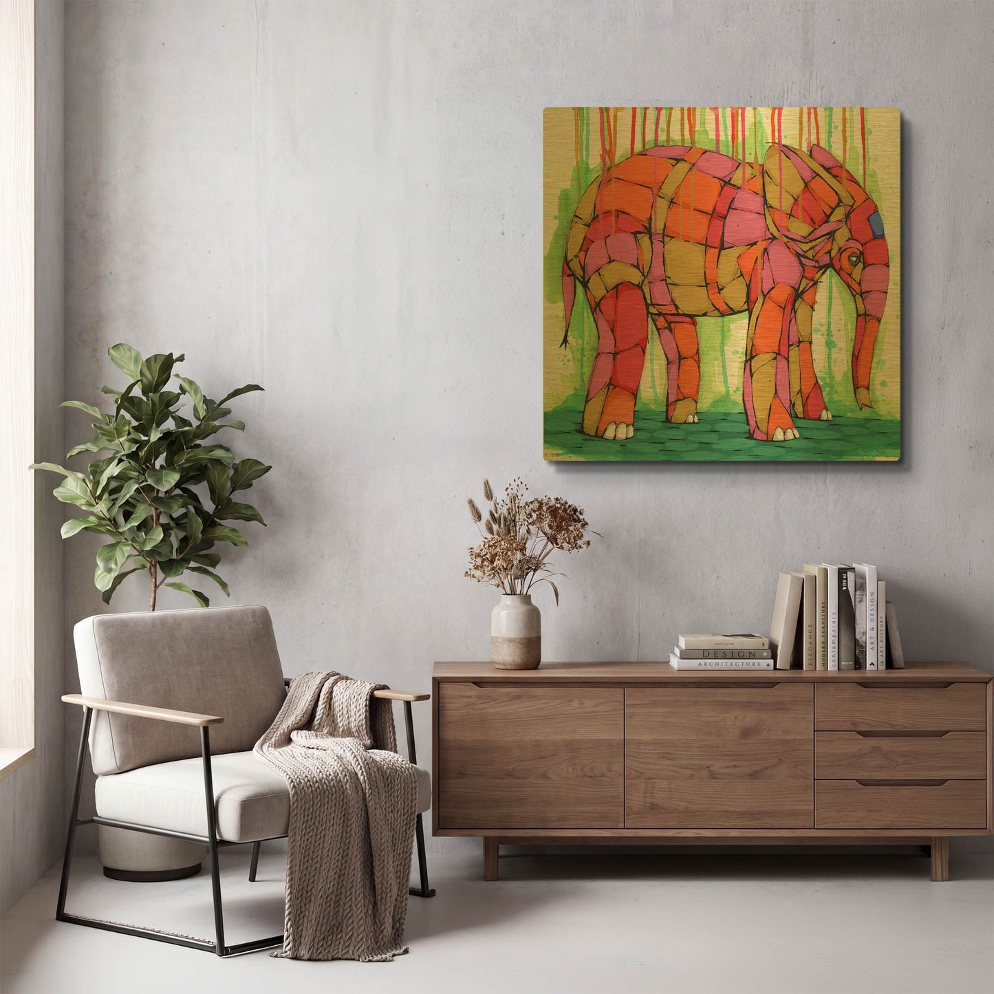 'Standing My Ground' By Ric Stultz Gold Metal Wall Art