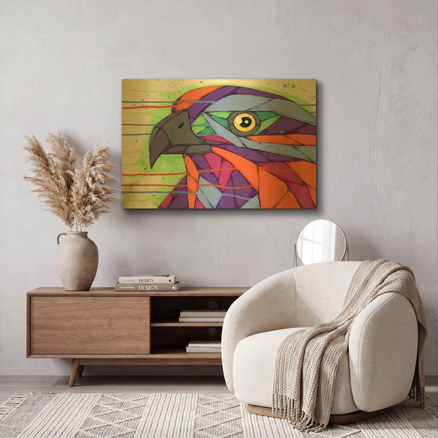 'Casting Sharp Looks' By Ric Stultz Gold Metal Wall Art