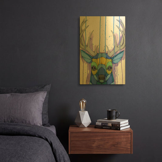 'Prime of his Life' By Ric Stultz Gold Metal Wall Art