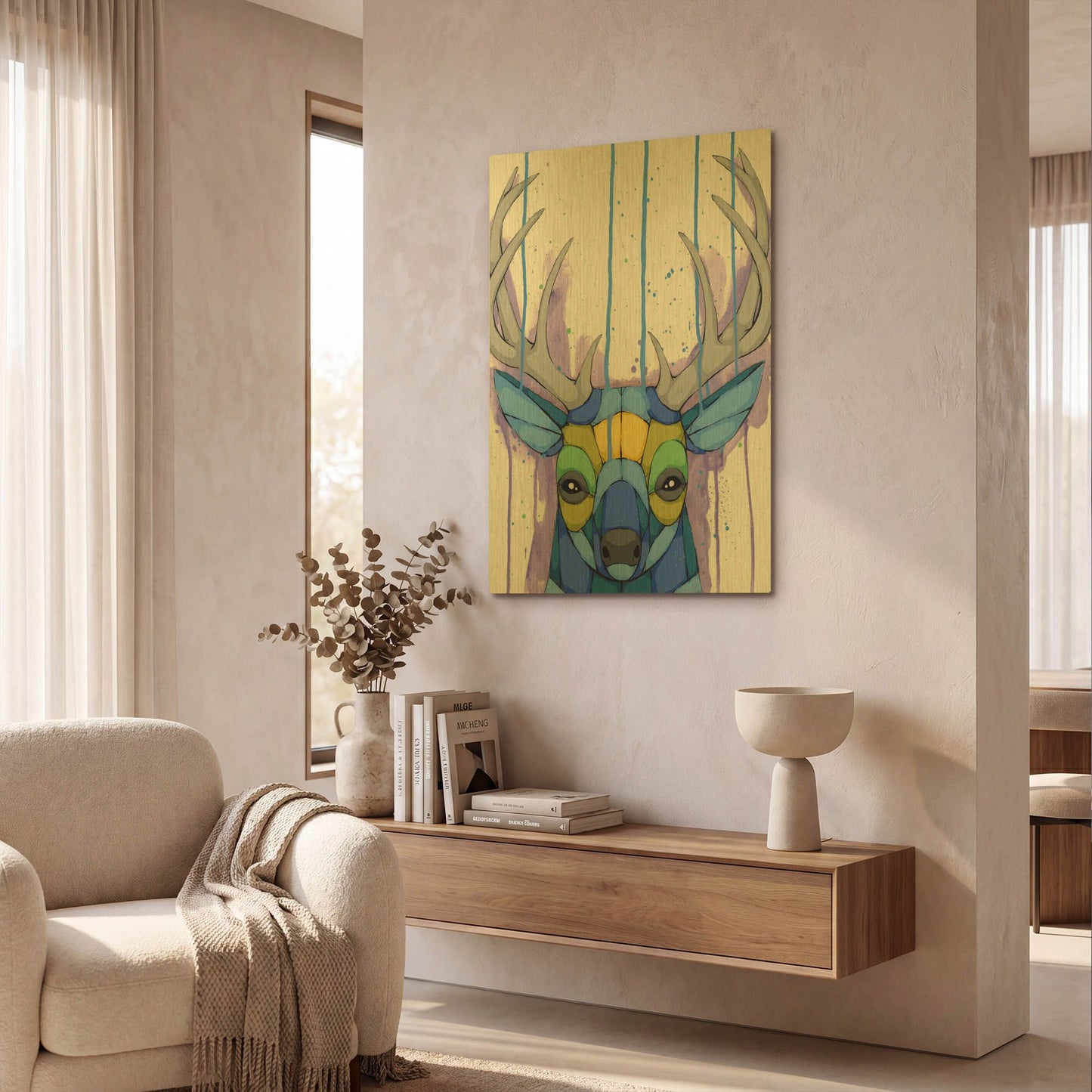 'Prime of his Life' By Ric Stultz Gold Metal Wall Art