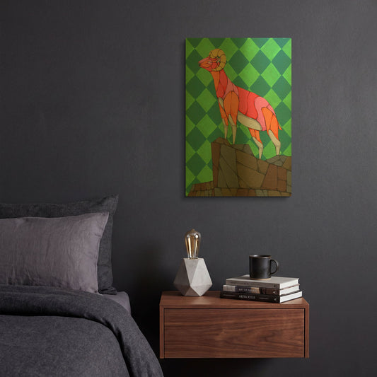 'To The Top' By Ric Stultz Gold Metal Wall Art