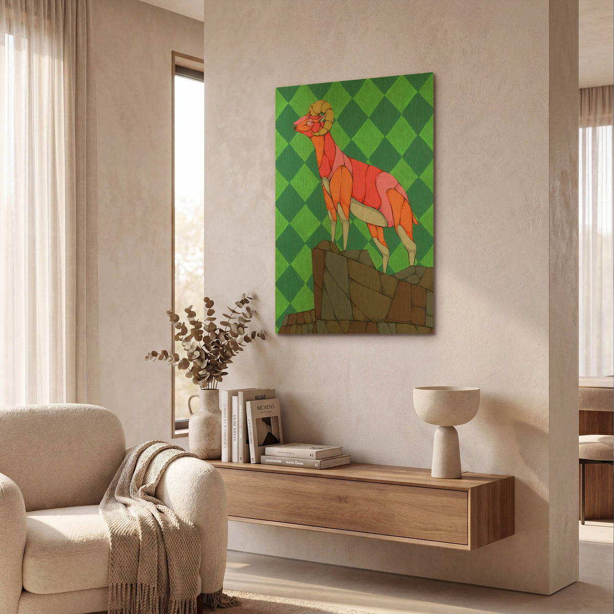 'To The Top' By Ric Stultz Gold Metal Wall Art