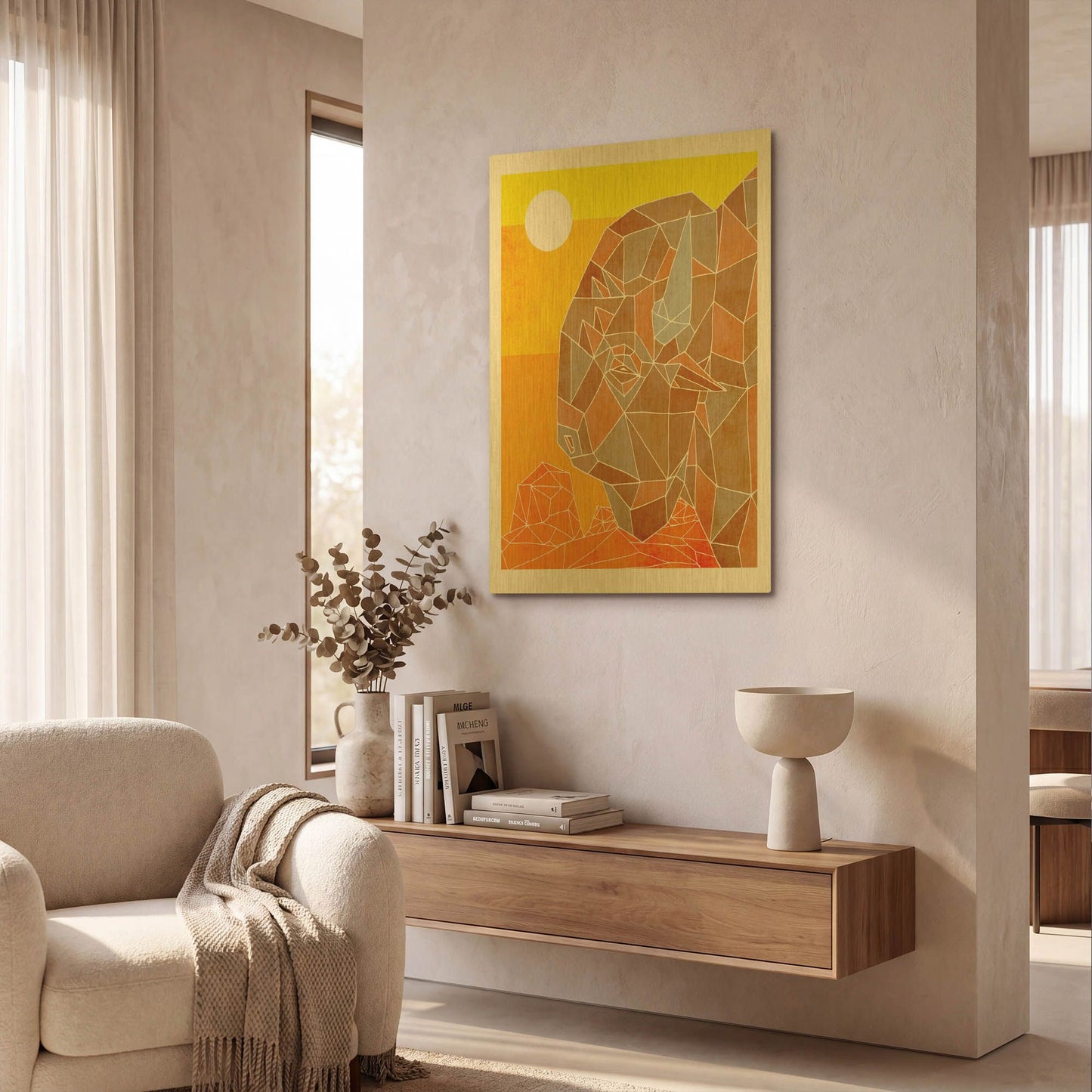 'Old West' By Ric Stultz Gold Metal Wall Art