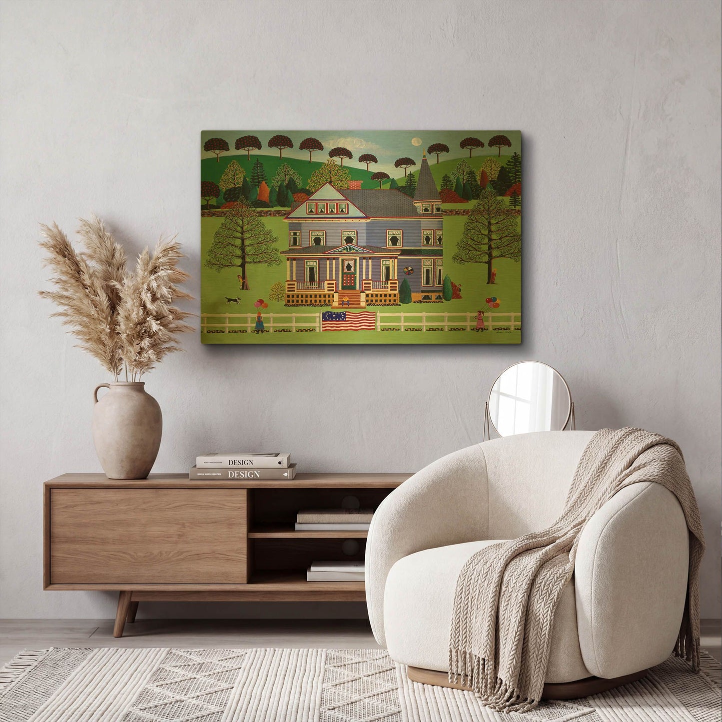 'Hide and Seek' By Susan Henke Fine Art Gold Metal Wall Art