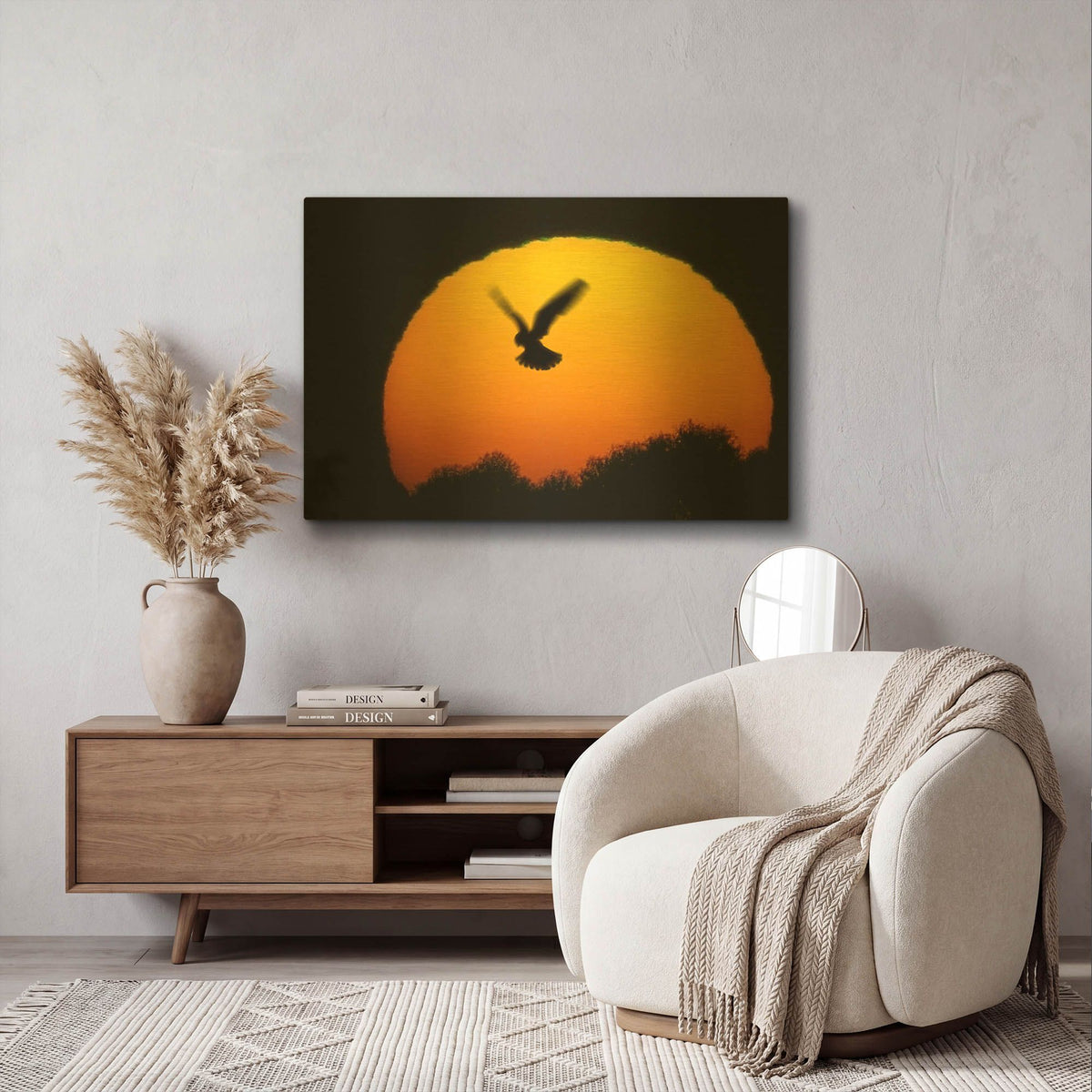 'Into the Sun' By SD Smart Gold Metal Wall Art