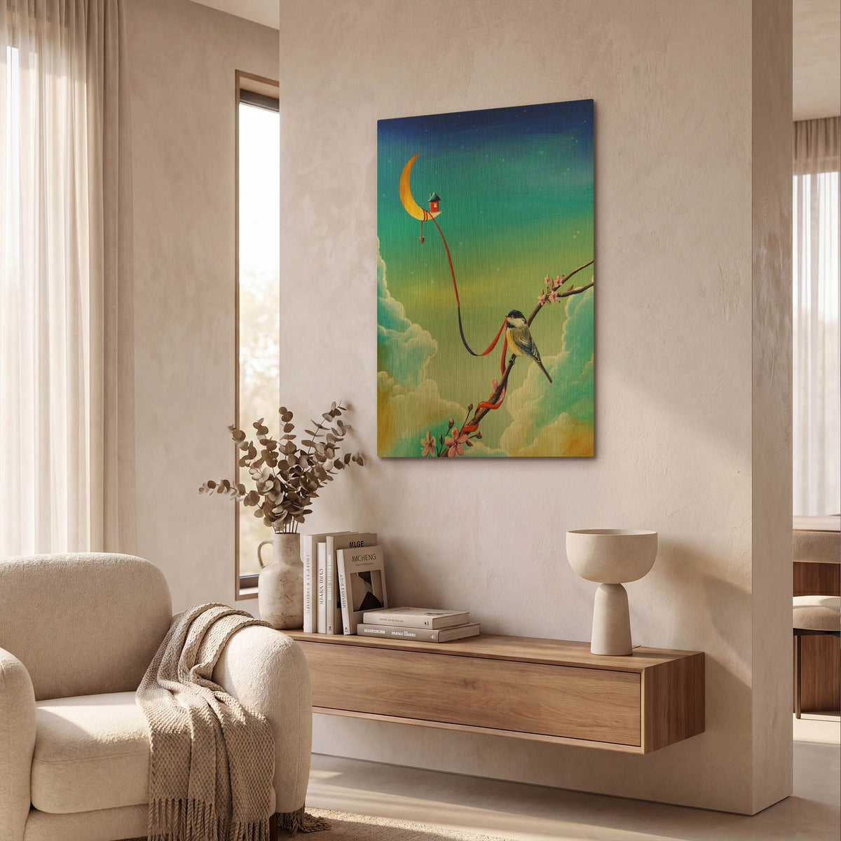'Some Enchanted Evening' By Cindy Thornton Gold Metal Wall Art
