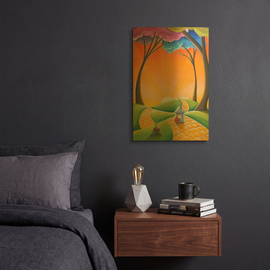 'There' By Cindy Thornton Gold Metal Wall Art