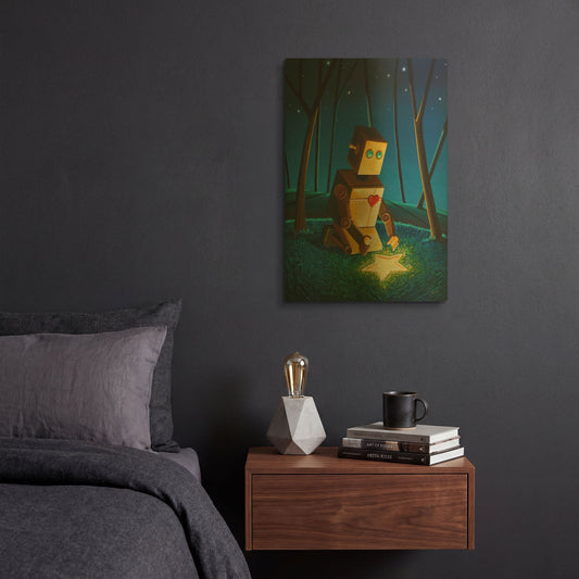 'Another Wish Is Found' By Cindy Thornton Gold Metal Wall Art