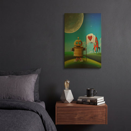 'Greetings' By Cindy Thornton Gold Metal Wall Art