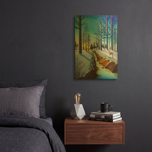 'Bambi 16' By Cindy Thornton Gold Metal Wall Art
