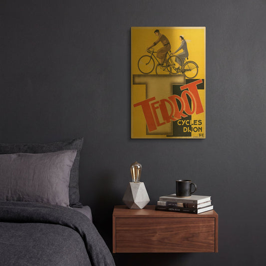 'Terrot' By Vintage Posters Gold Metal Wall Art