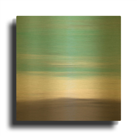 'Sunset 7' By Hilary Winfield Gold Metal Wall Art