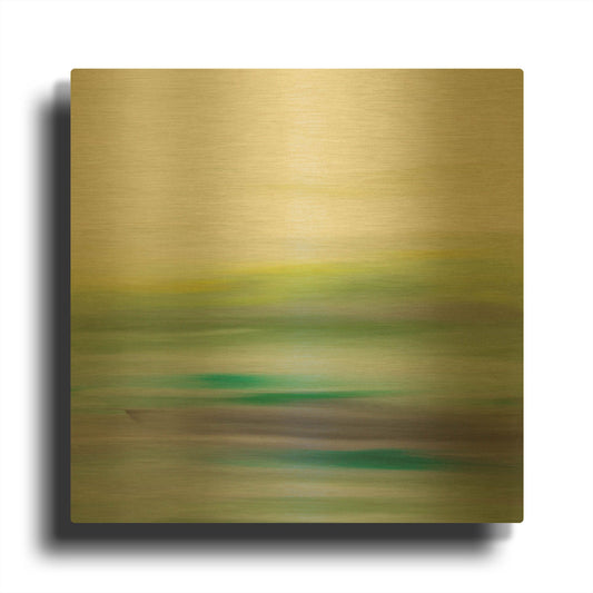 'Sunset 44' By Hilary Winfield Gold Metal Wall Art