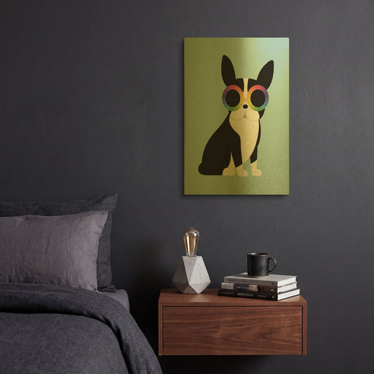 'Work Hard Play Harder' By Andy Westface Gold Metal Wall Art