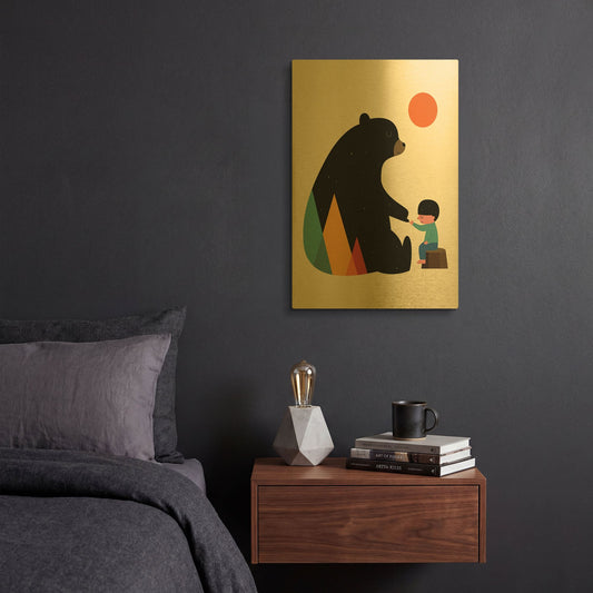 'Promise' By Andy Westface Gold Metal Wall Art