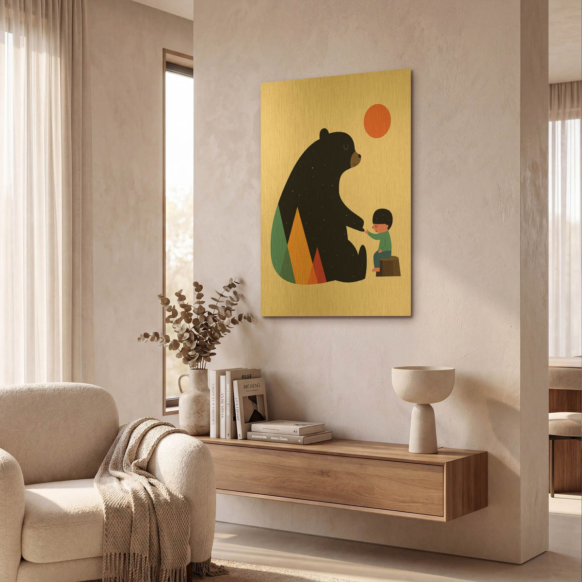 'Promise' By Andy Westface Gold Metal Wall Art