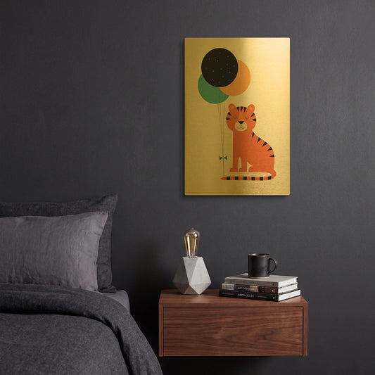 'Time To Celebrate' By Andy Westface Gold Metal Wall Art