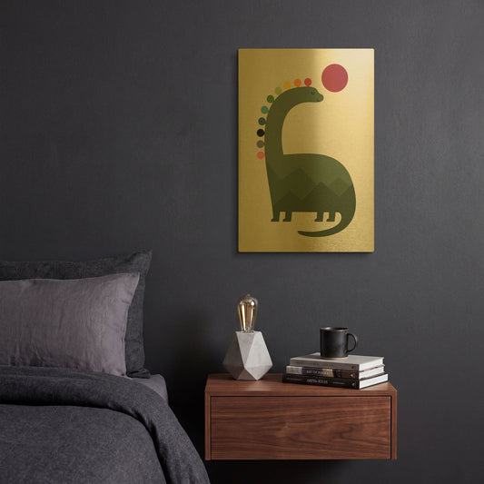 'Light Up' By Andy Westface Gold Metal Wall Art