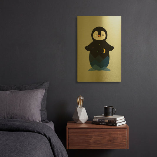'Star Night' By Andy Westface Gold Metal Wall Art