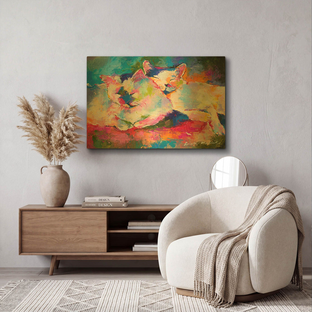 'Mac+Jack' By Richard Wallich Gold Metal Wall Art