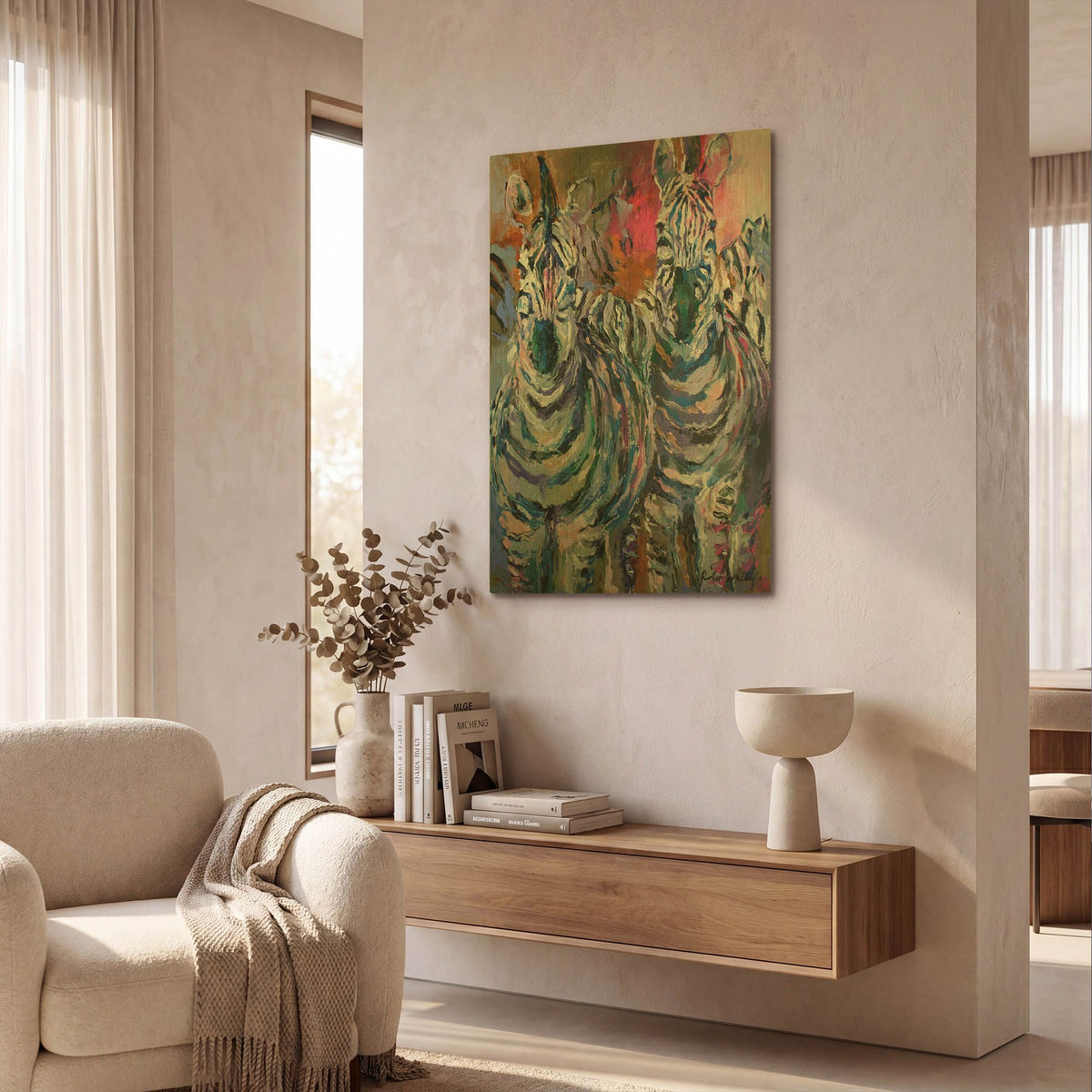 'artzebra' By Richard Wallich Gold Metal Wall Art