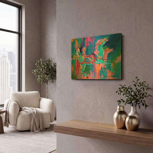 'Artcar 1' By Richard Wallich Gold Metal Wall Art
